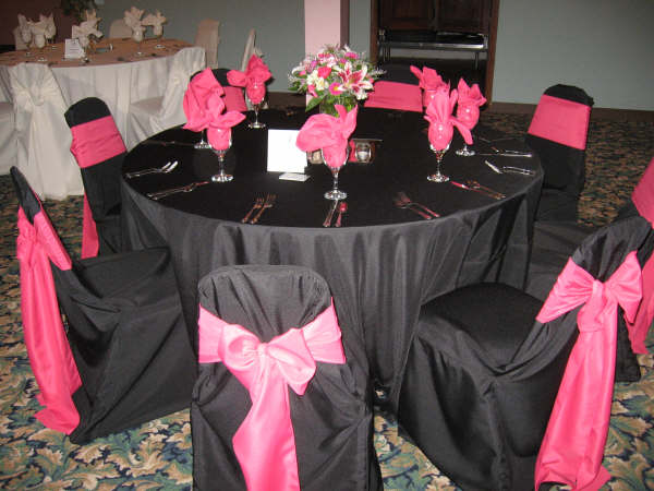 Celebrate your big day without spending big $$$: Pink & Black wedding